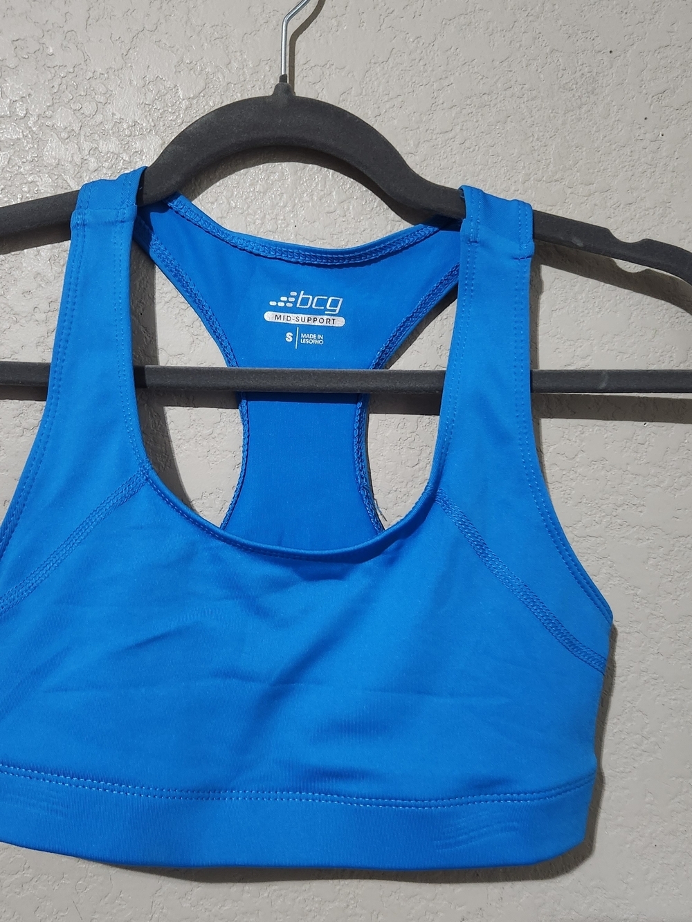 BCG Blue Racerback Sports Bra
